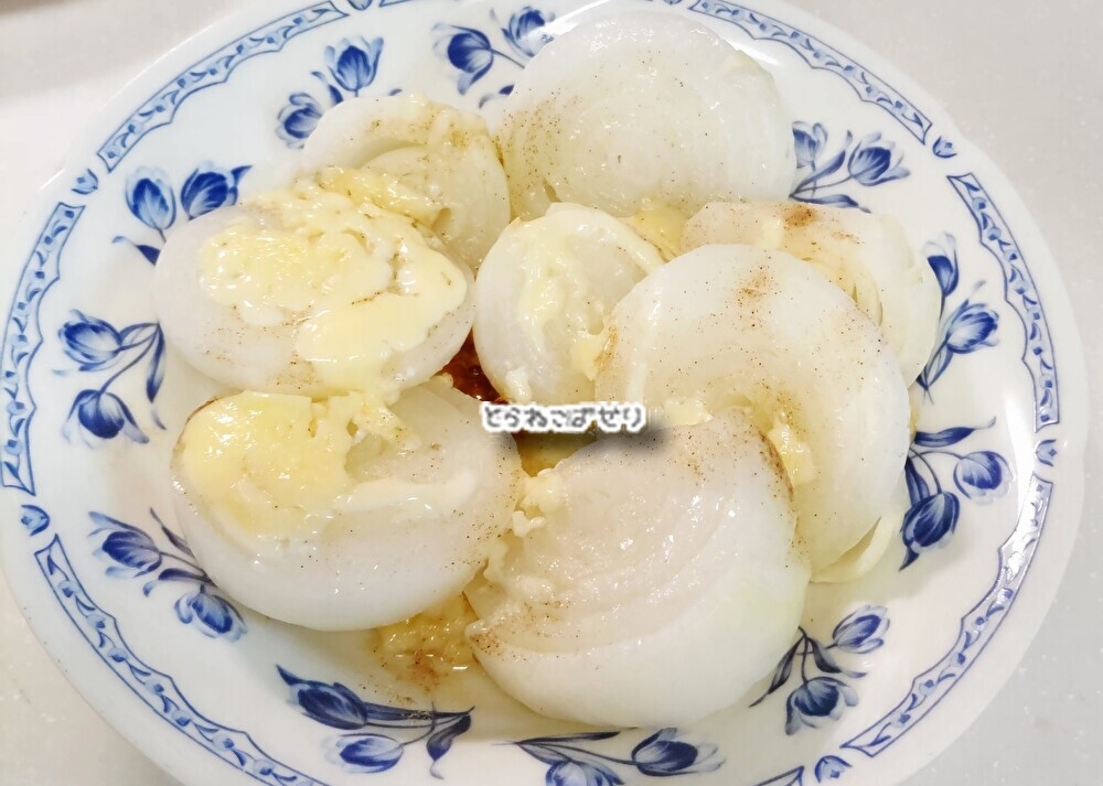 新玉ねぎのマヨステーキ