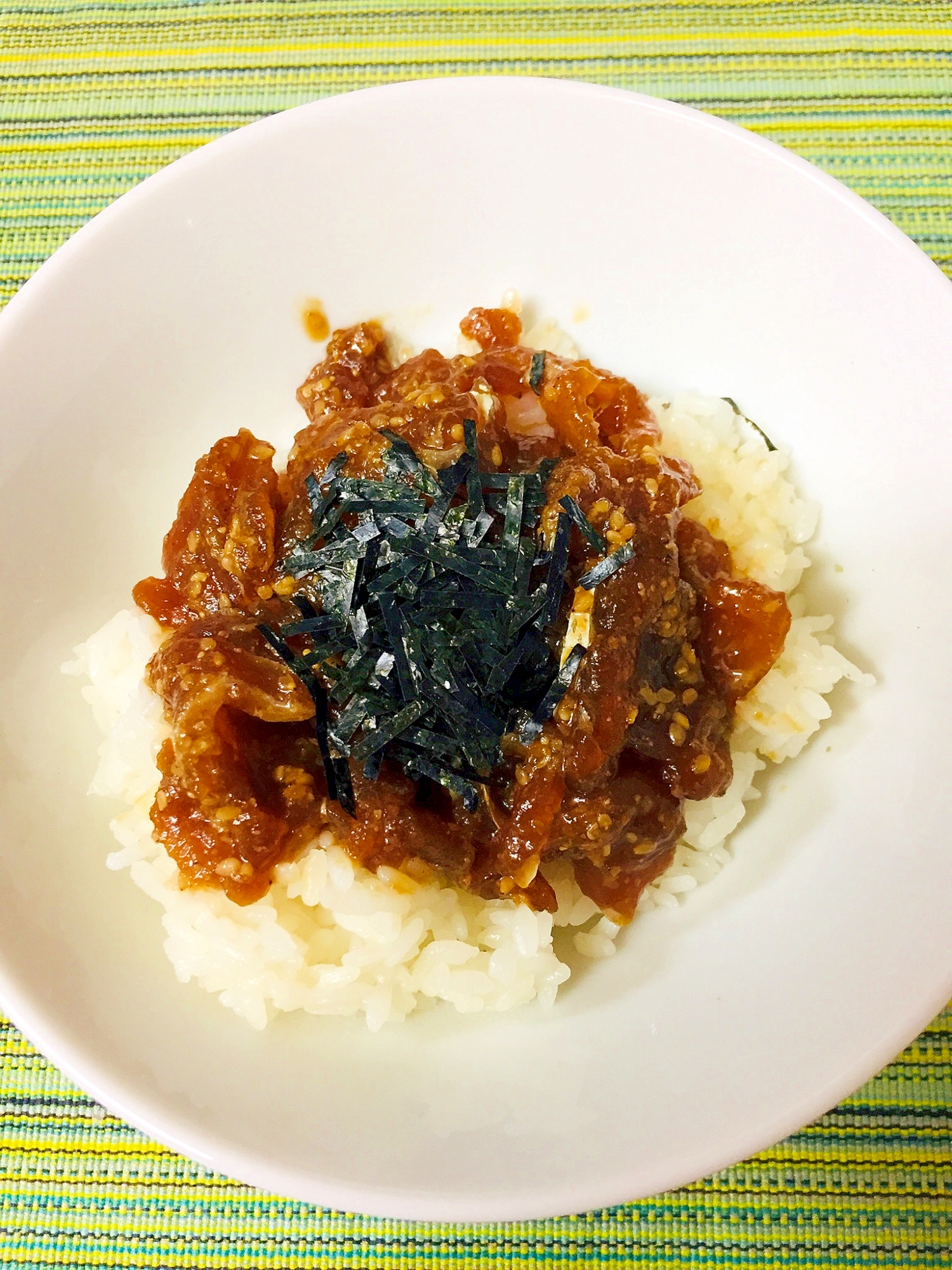 真鯛の胡麻味噌漬け丼