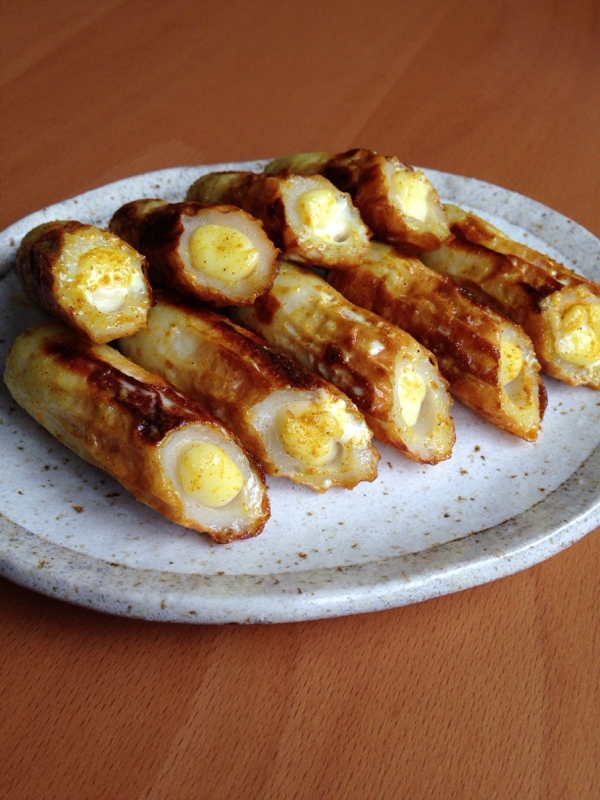 カレー風味チーズちくわ♪