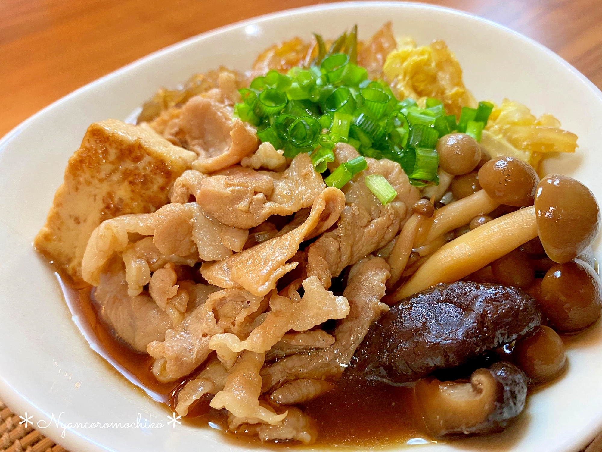 すき焼き気分♡濃い肉豆腐