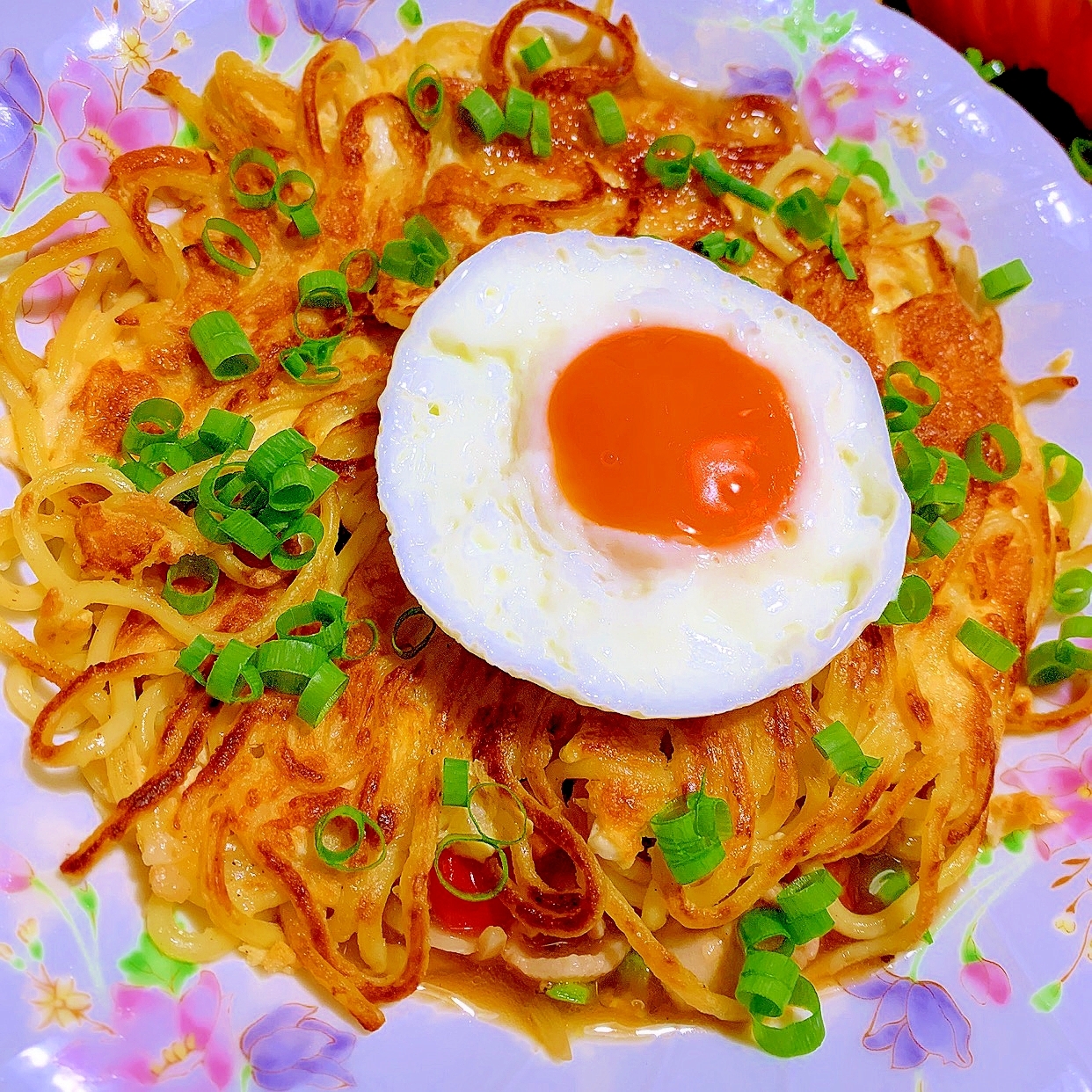 目玉あんかけオム焼きそば