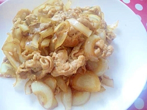 玉ねぎた~ぷり!!しょうが焼き^^