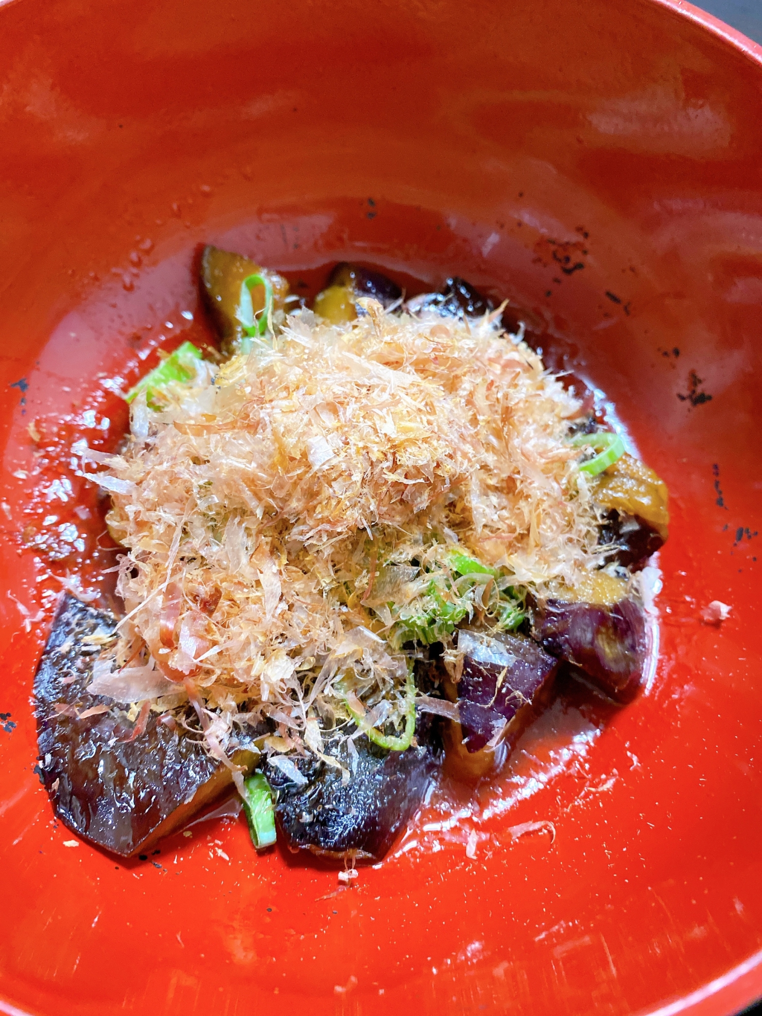 簡単!おかかポン酢の茄子の焼き煮浸し