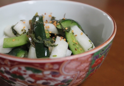 大好評♪大根ときゅうりのお漬物