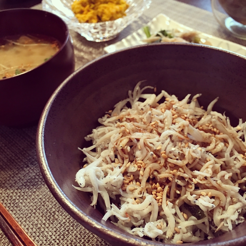 簡単しらす丼