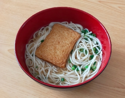 出汁パックの中身を使って♪丸天うどん