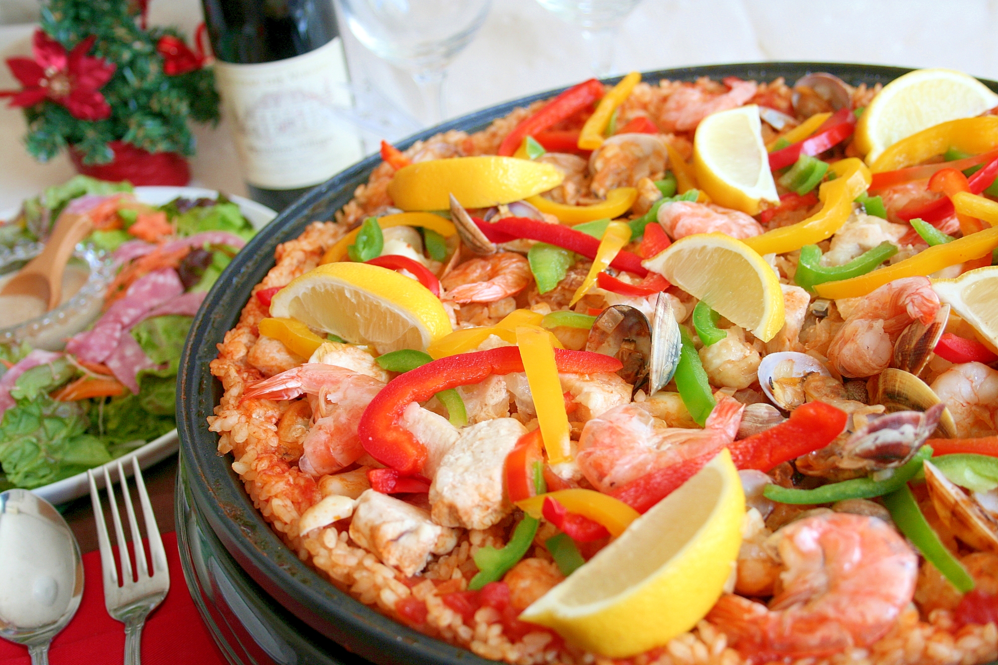 パーティー ホットプレートで 簡単パエリア レシピ 作り方 By Mieko7 楽天レシピ