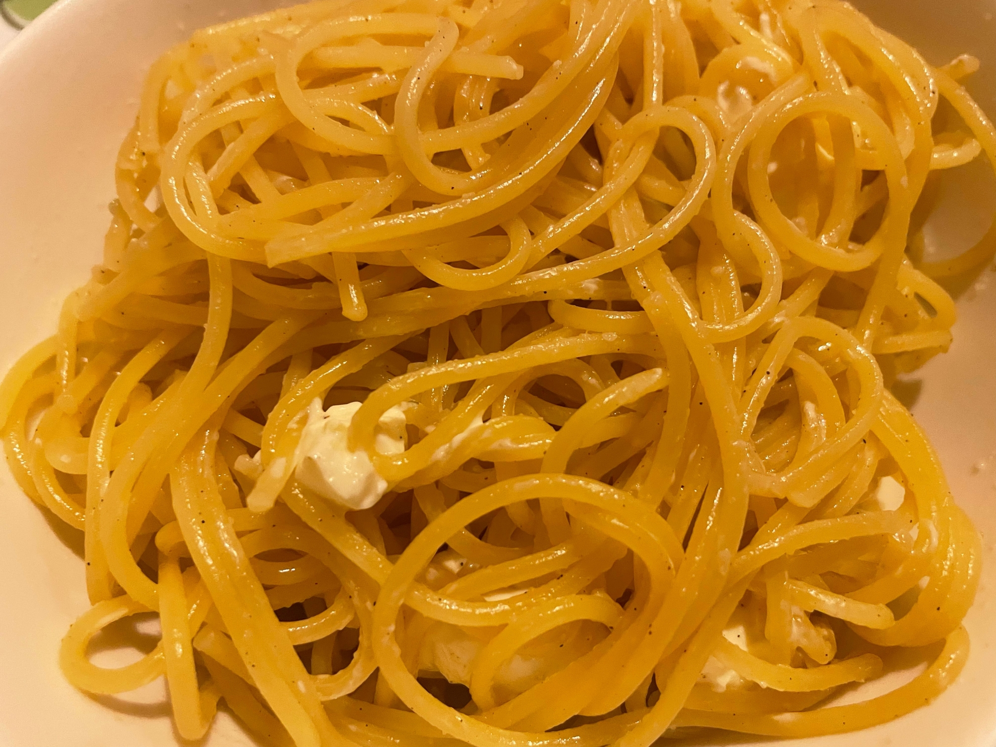 和風わさびクリームチーズパスタ