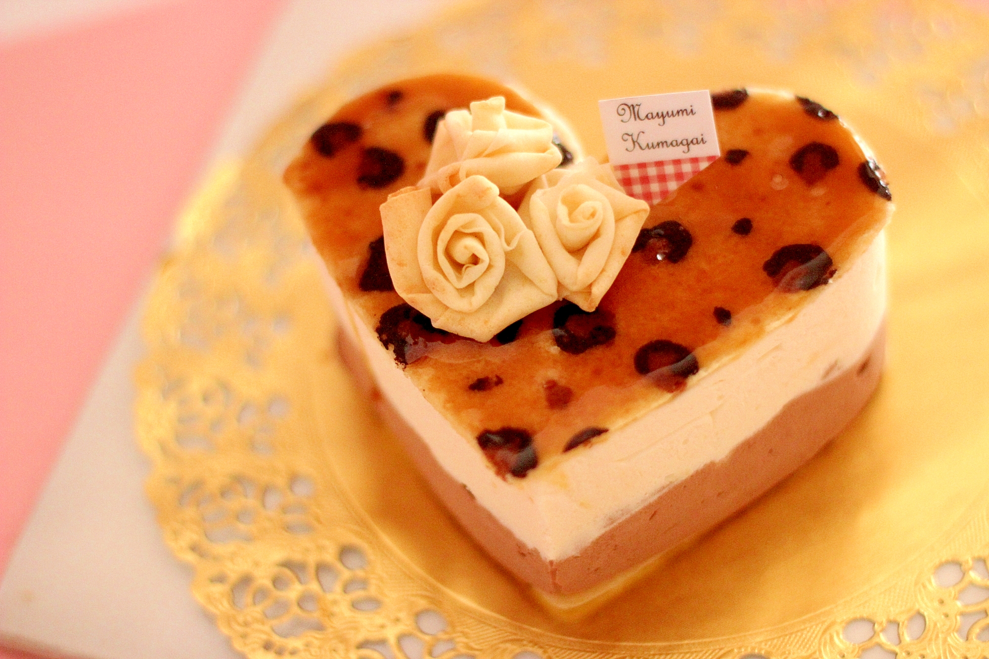 本格 豹柄ハートのチョコレート菓子 サンマルク レシピ 作り方 By 料理研究家 熊谷真由美 楽天レシピ