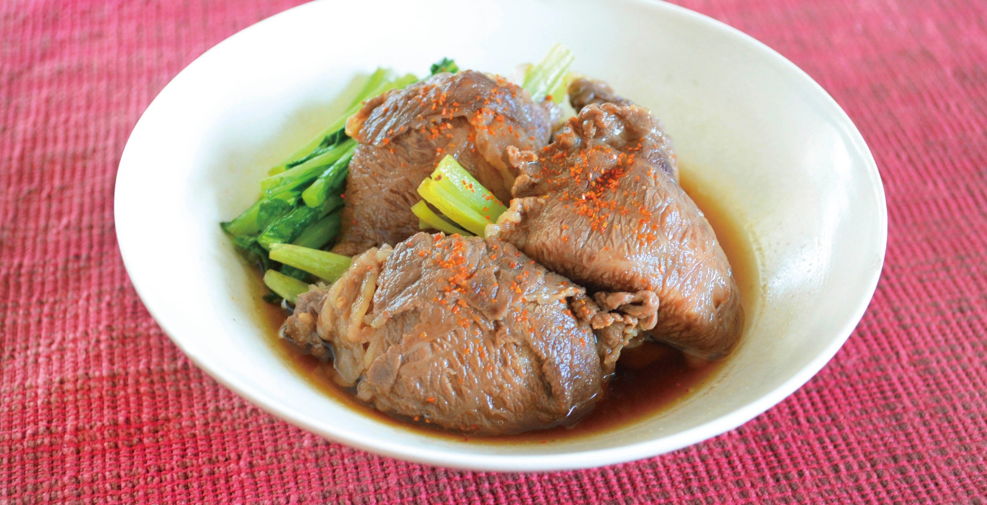 かぶの牛肉巻き煮