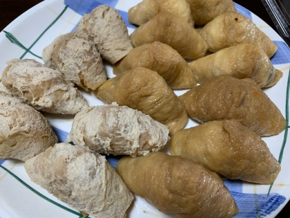 一晩おいた油揚げが、とてもジューシーでした。