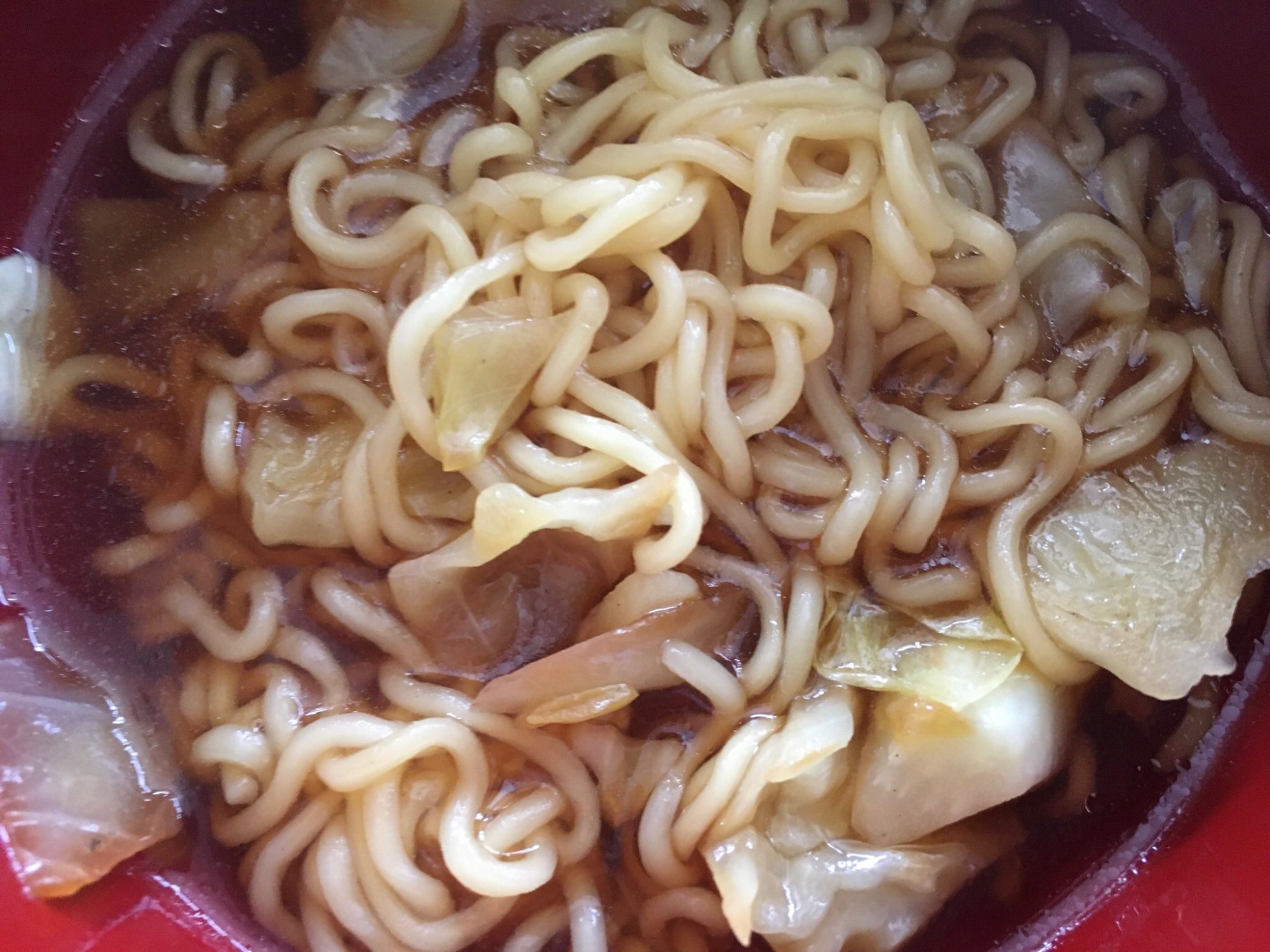 新キャベツのラーメン