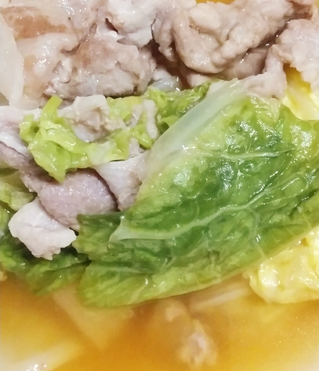 レンジで簡単☆豚肉と白菜の生姜蒸し