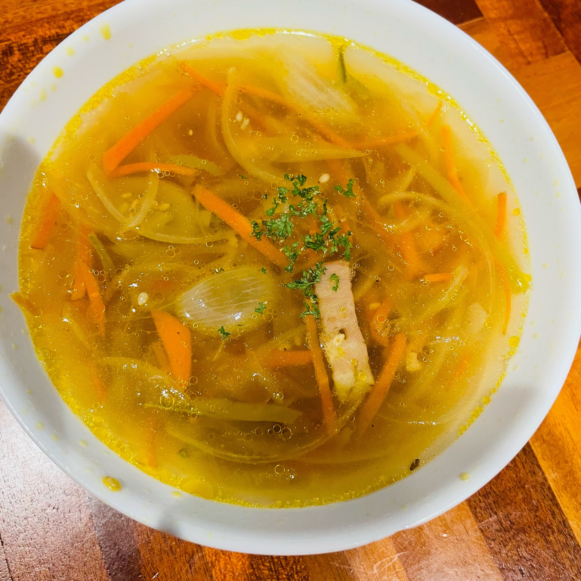 玉ねぎたっぷり野菜スープ