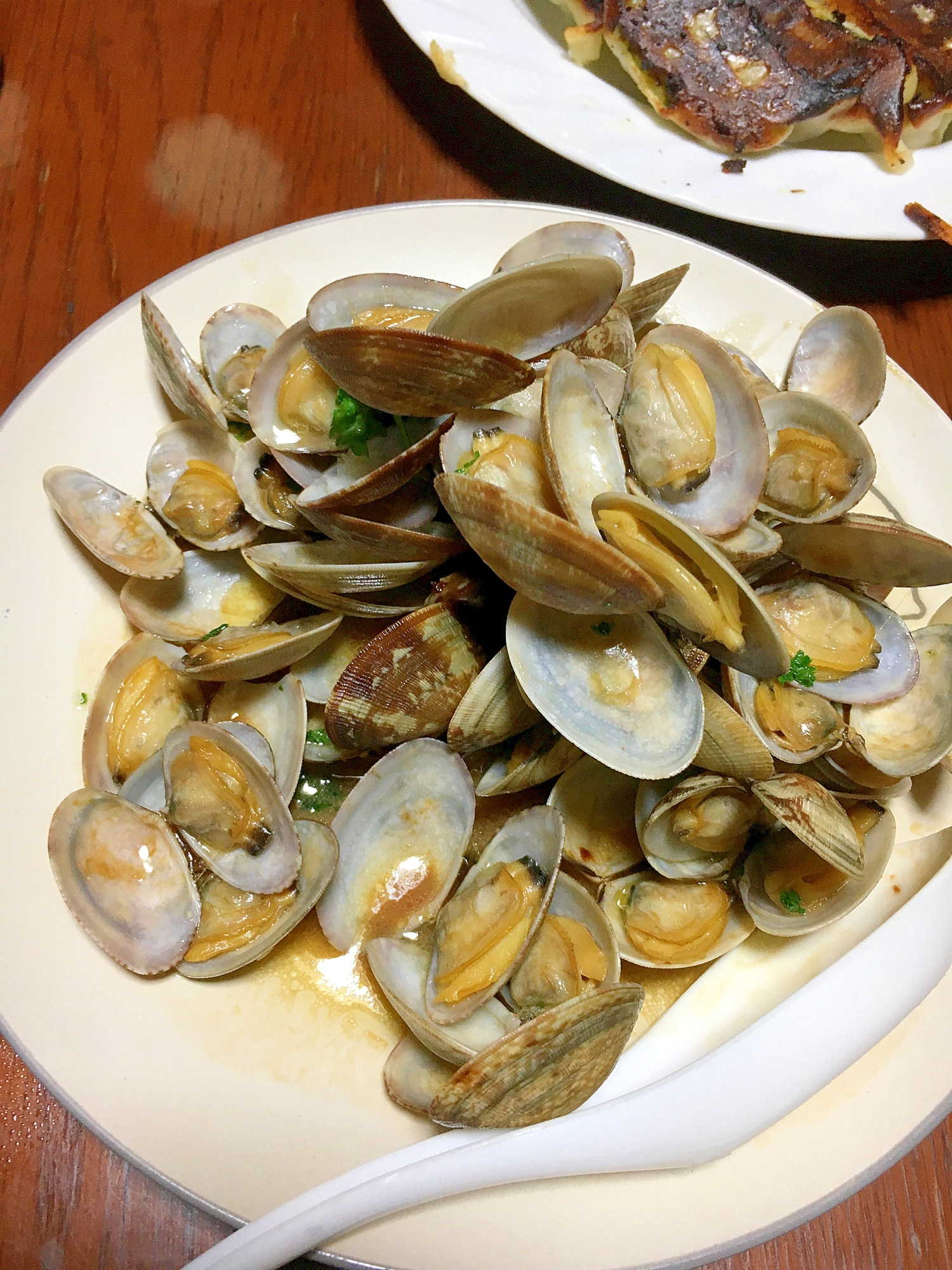 あさりのバター醤油焼き