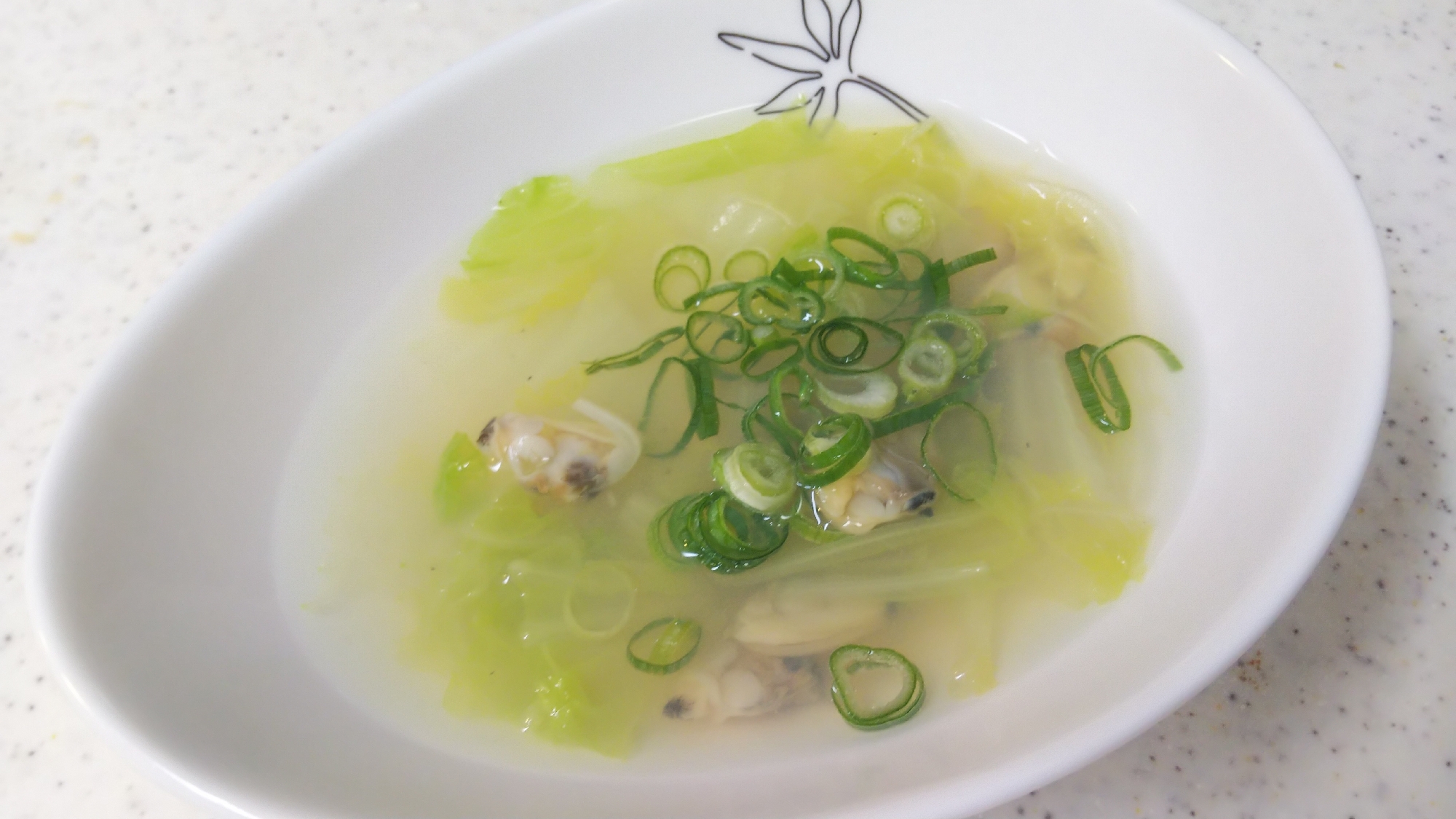 あさりと白菜の中華スープ