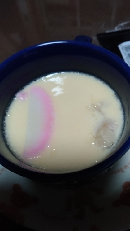 うどんと豆腐の茶碗蒸し