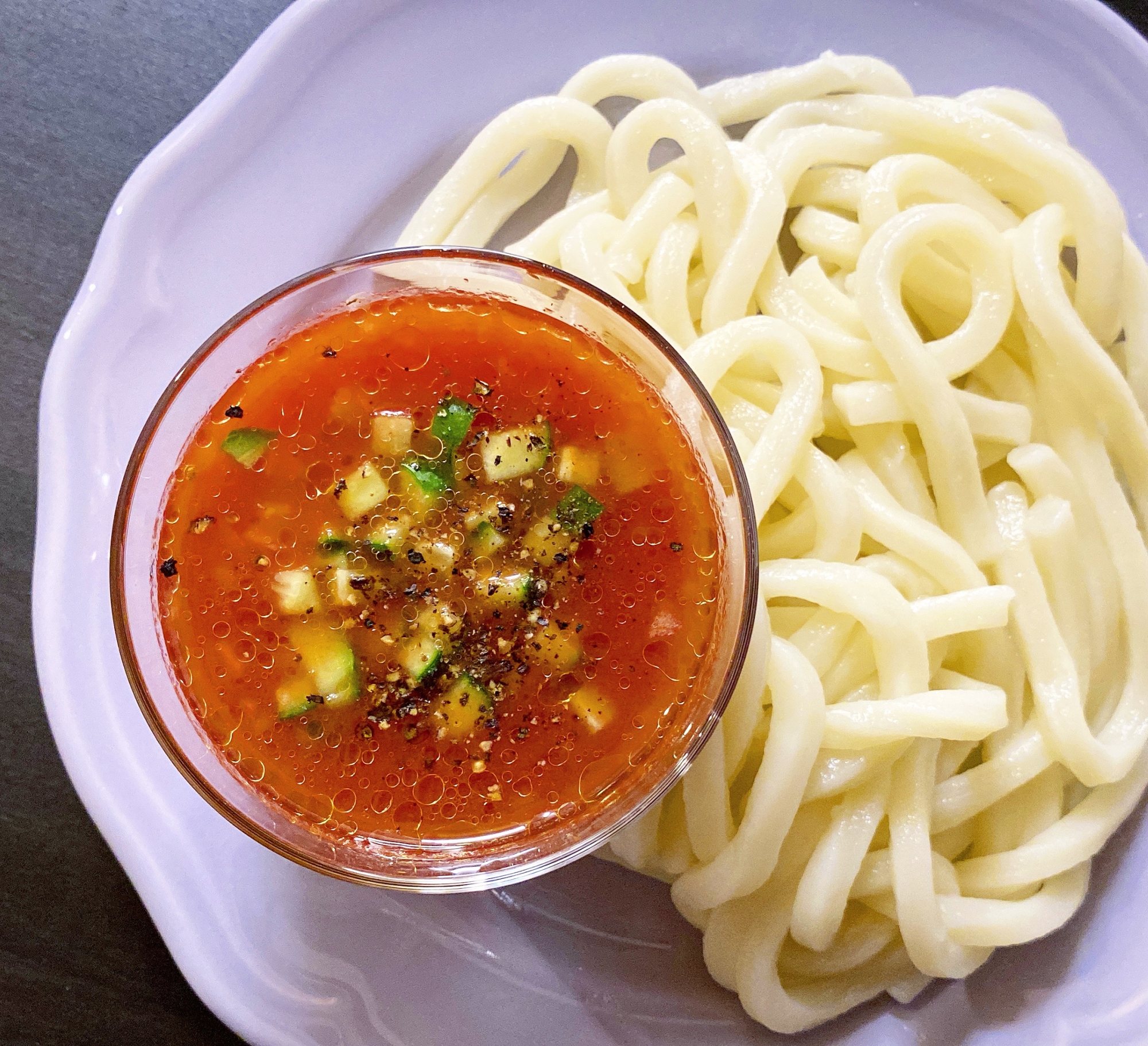プロ直伝！ガスパチョ風冷やしうどん