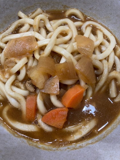 カレーが残ったら☆カレーうどん