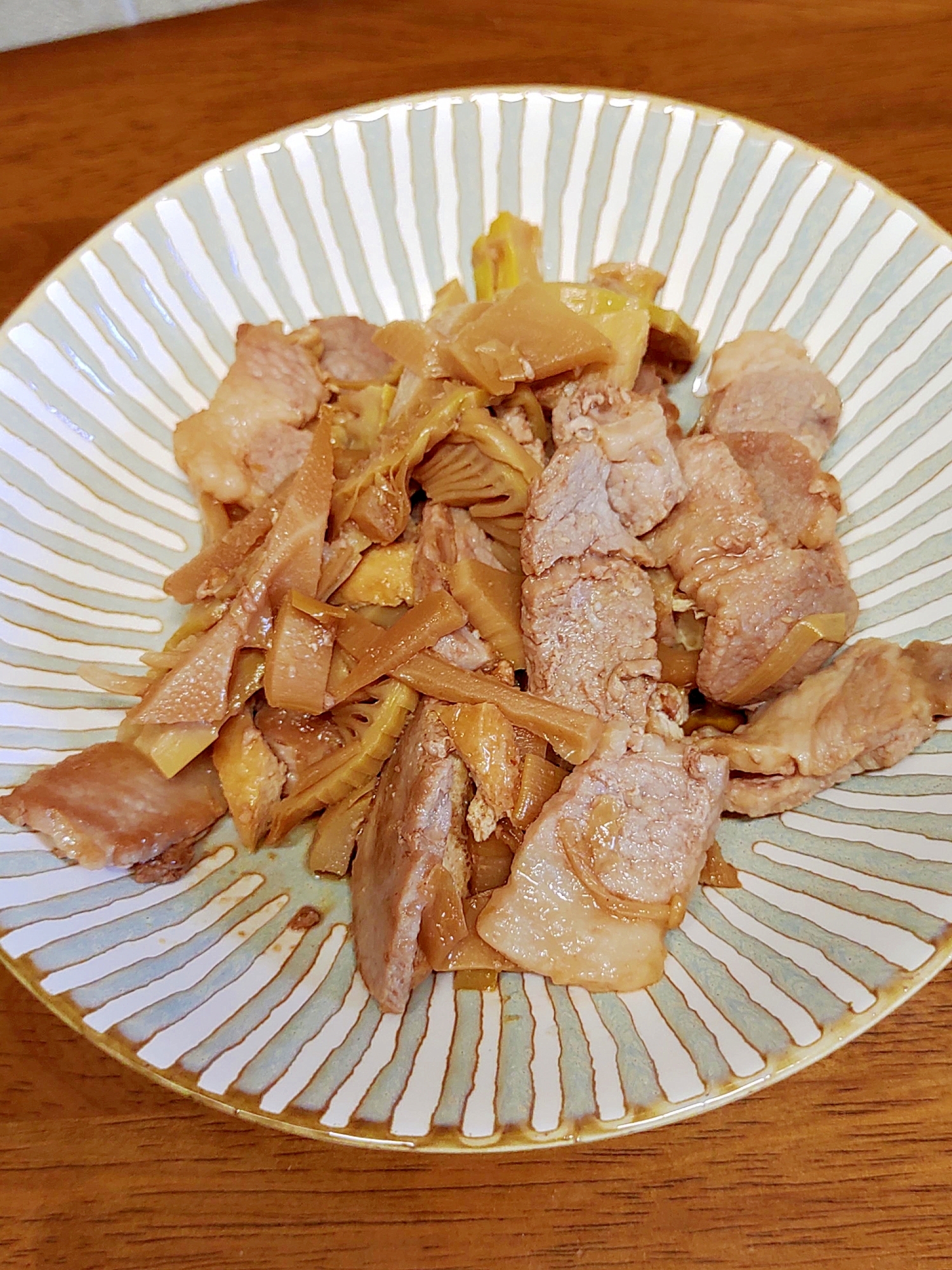 たけのこと豚肉のオイスター炒め