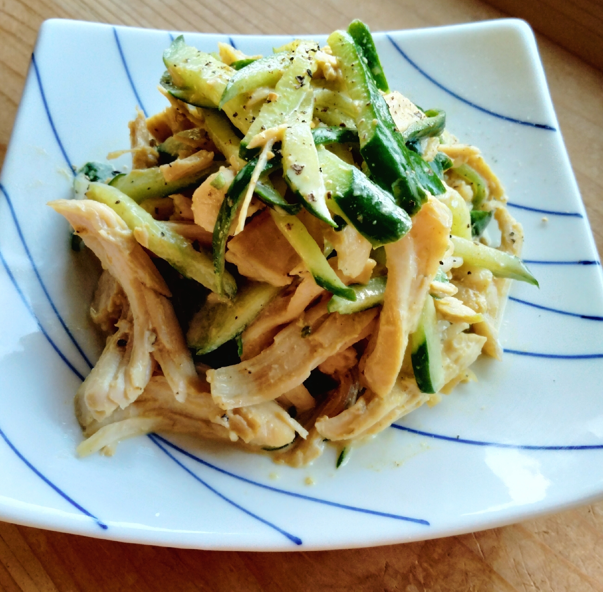 カレーマヨ味！サラダチキンアレンジ☆