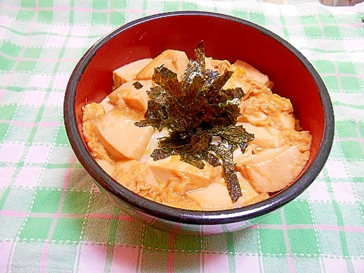 豆腐の卵とじ丼