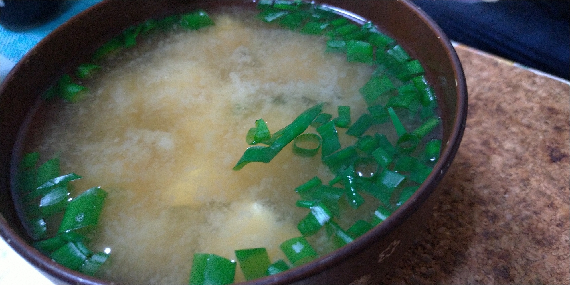 豆腐味噌とネギ汁