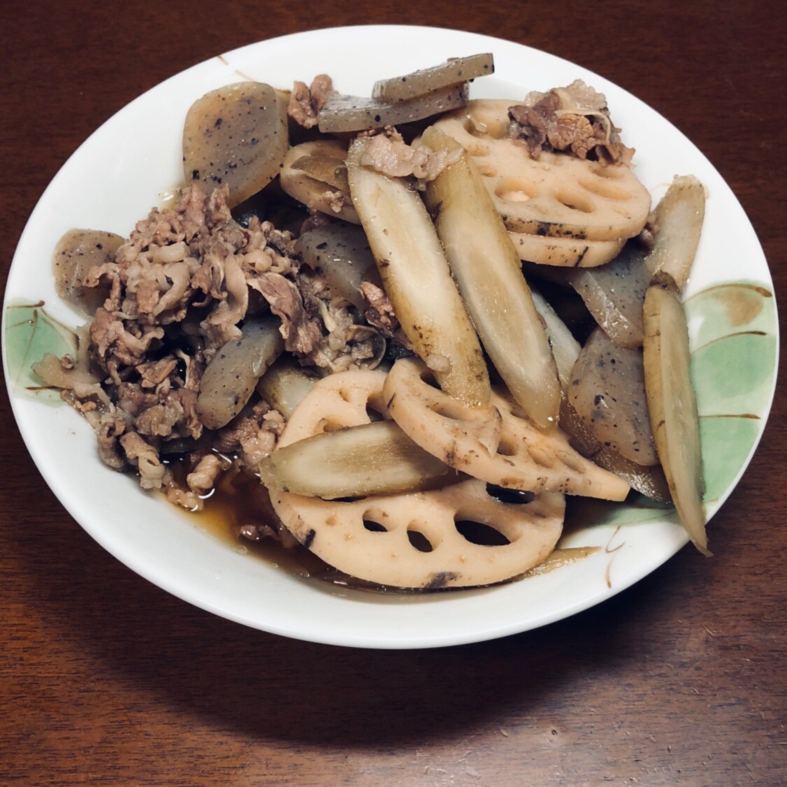 蓮根牛蒡のうま煮