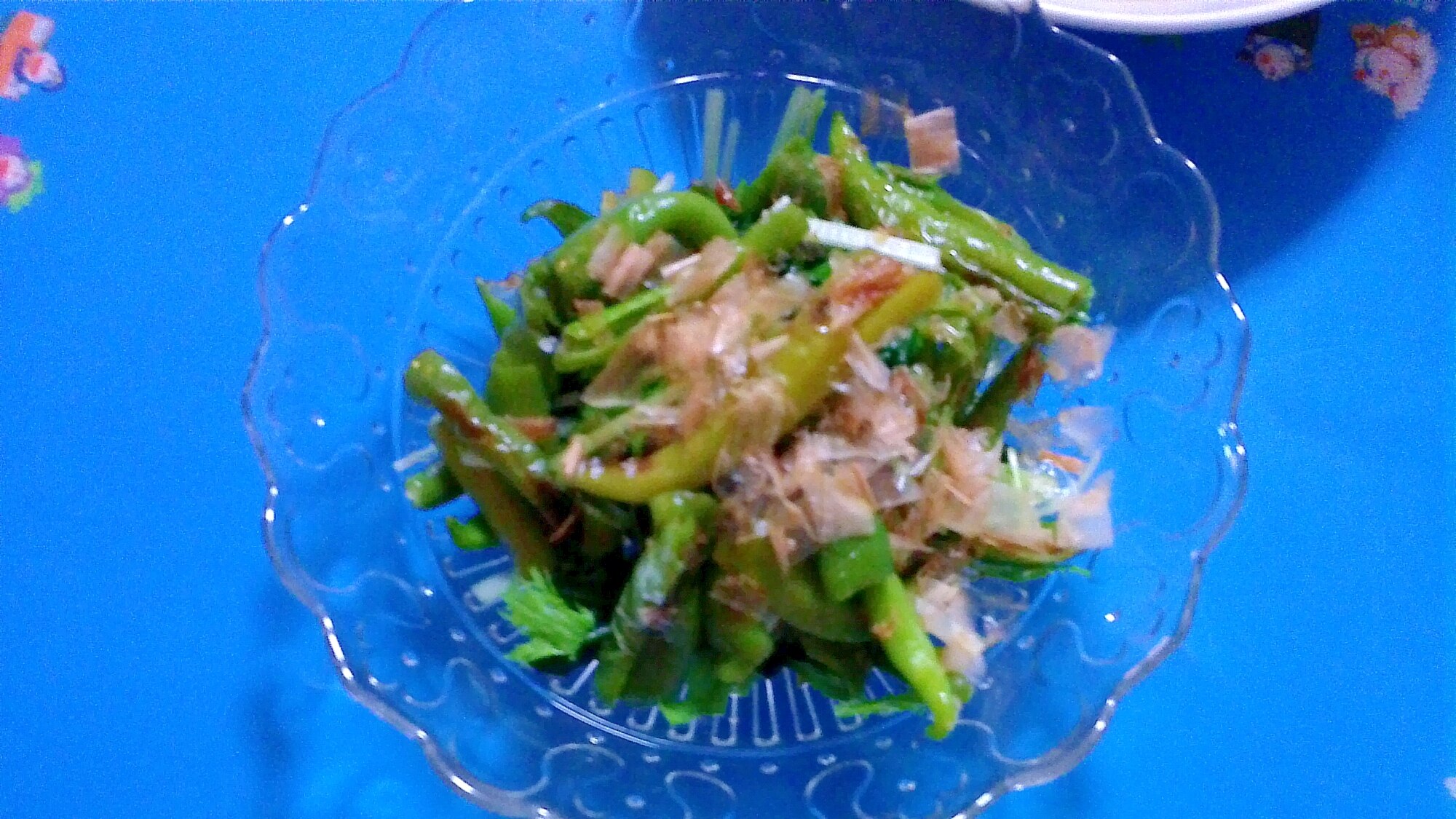 しし唐と水菜とほうれん草のかつお和え レシピ・作り方 by pinkishsky