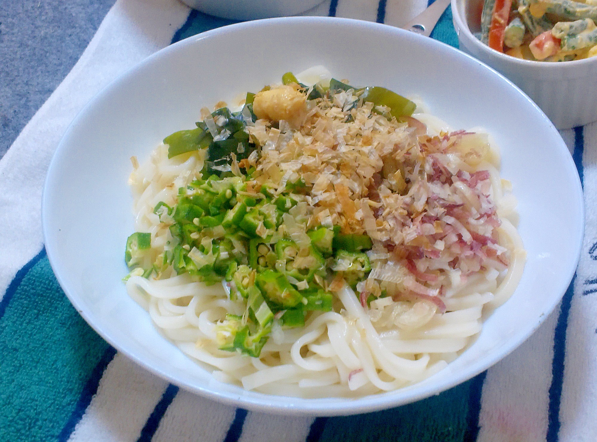 とっても簡単♪冷やし（サラダ）うどん