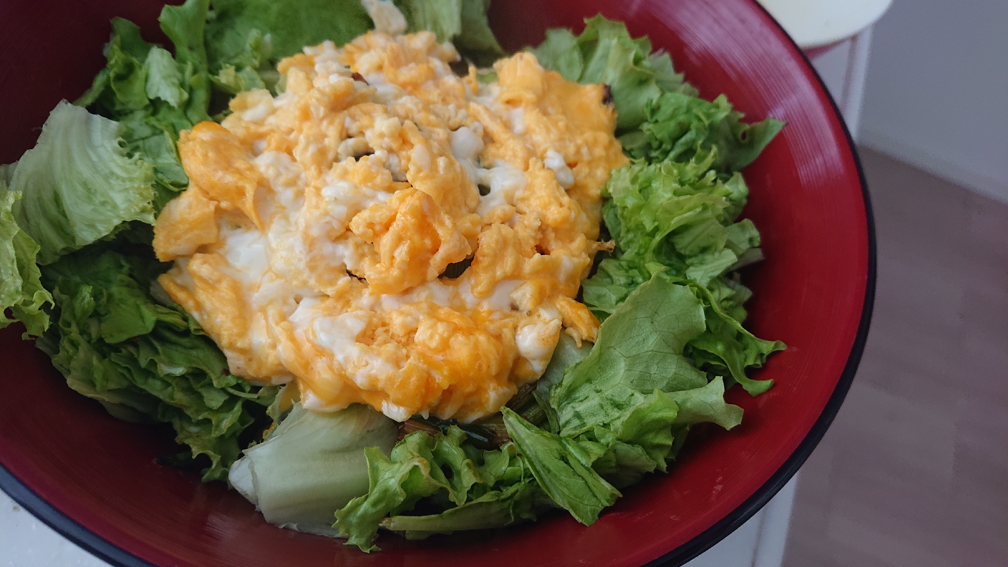 ガーリックライスの玉子丼