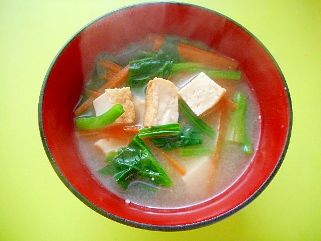 厚揚げの味噌汁