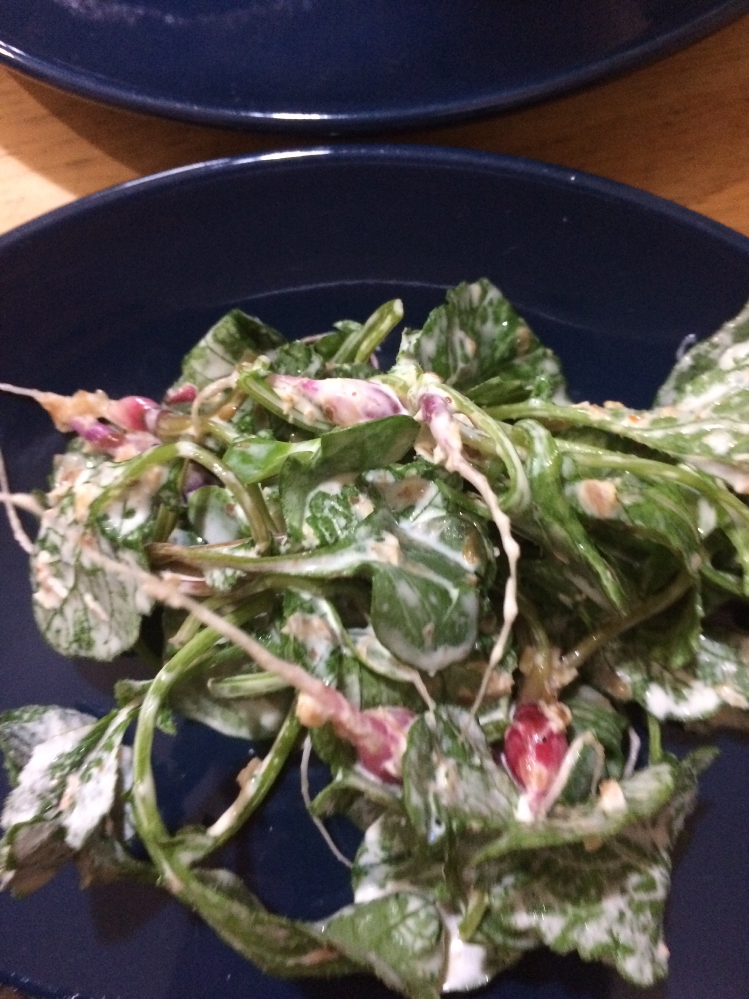 レタス ラディッシュ 間引き菜のサラダ レシピ 作り方 By Tsukunio 楽天レシピ