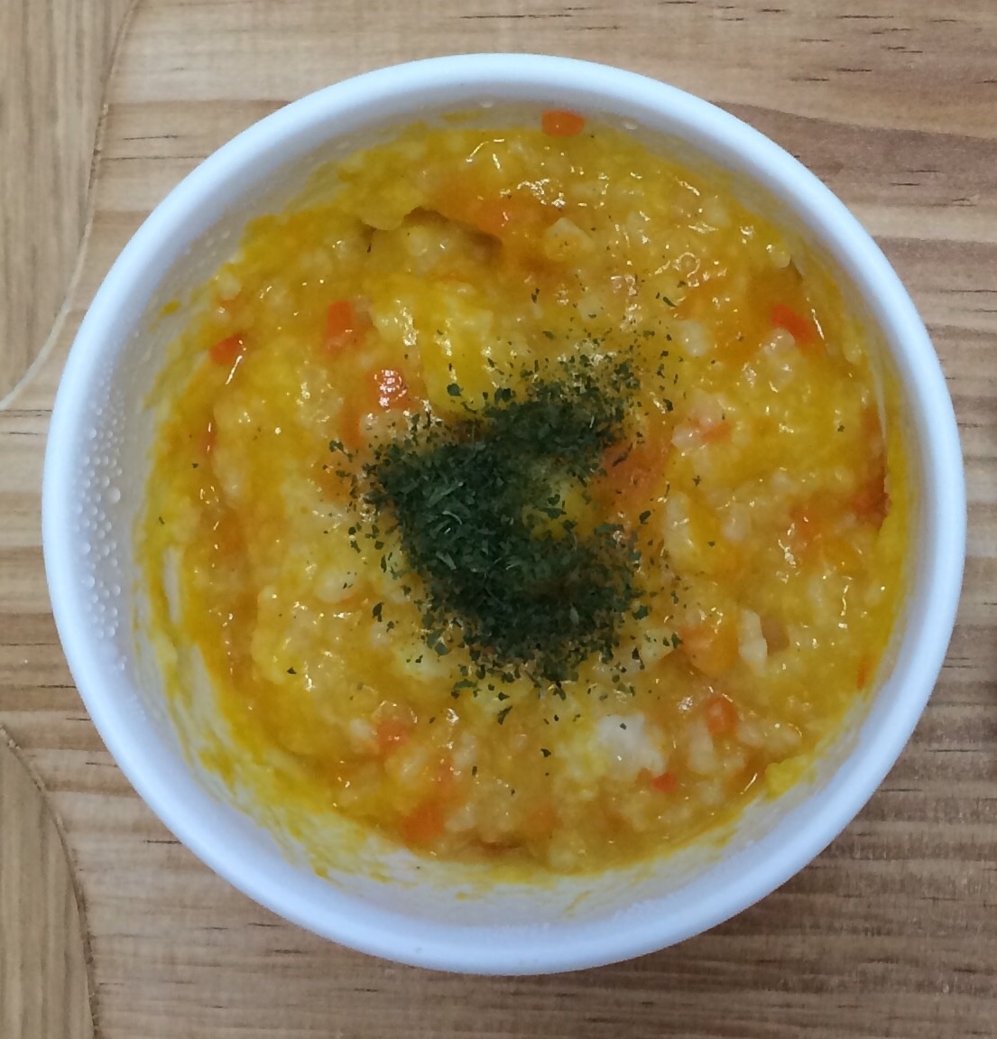 離乳食!レンジで簡単!〜かぼちゃのクリームドリア〜