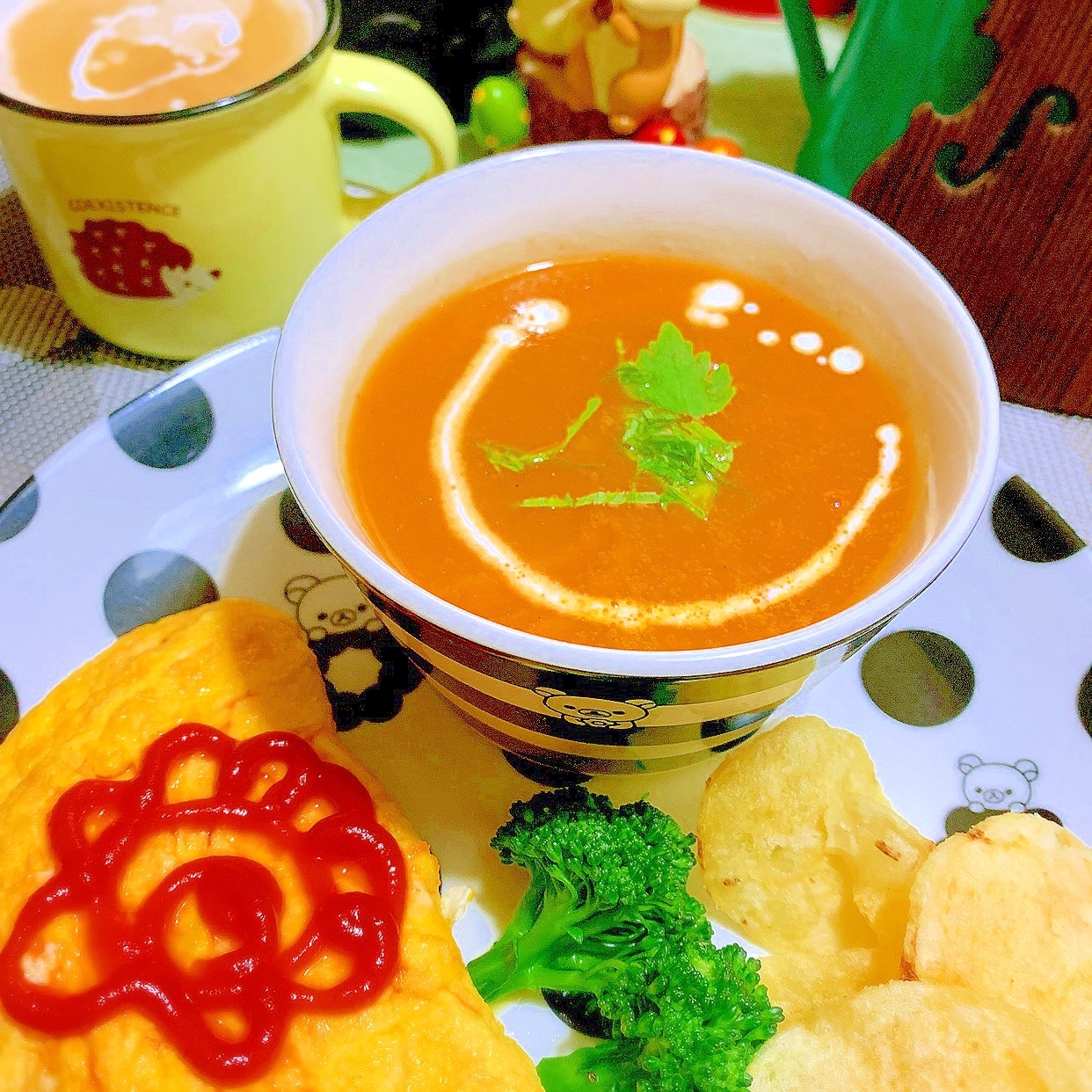 スープジャーのお弁当に 野菜のポタージュ レシピ 作り方 By 嵯峨 恭也 楽天レシピ