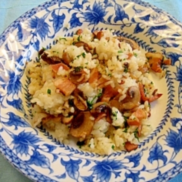 パセリとマッシュルームのバターライス レシピ 作り方 By ともとも102 楽天レシピ パセリとマッシュルームのバターライス レシピ 作り方 By ともとも102 楽天レシピ