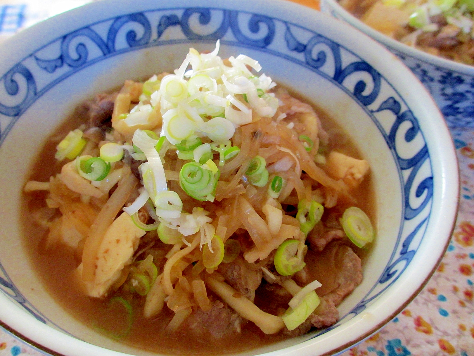 大根ときのこの味噌煮込みうどん