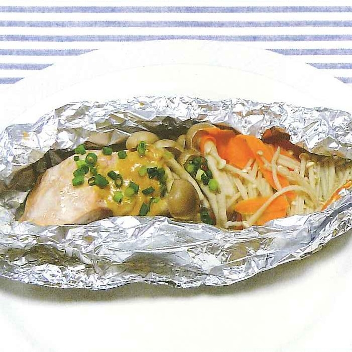 魚と野菜のホイル焼き