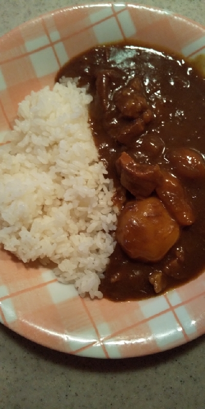 牛すじカレー（圧力鍋使用）