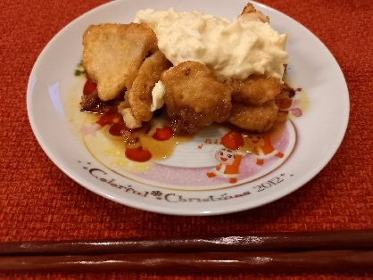 ぽん酢とケチャップで簡単甘酢あん♪チキン南蛮