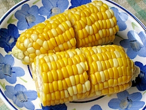 絶対一番おいしい レンジでチンしたとうもろこし