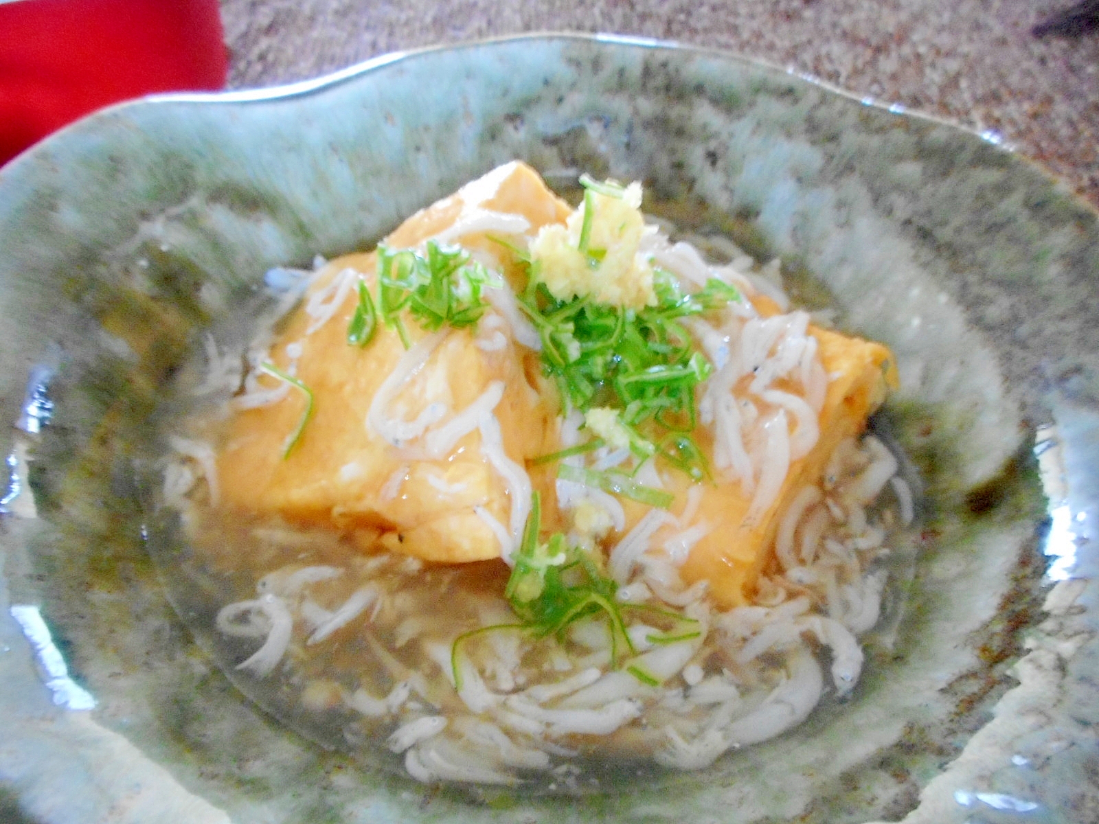 卵焼きのシラスあんかけ