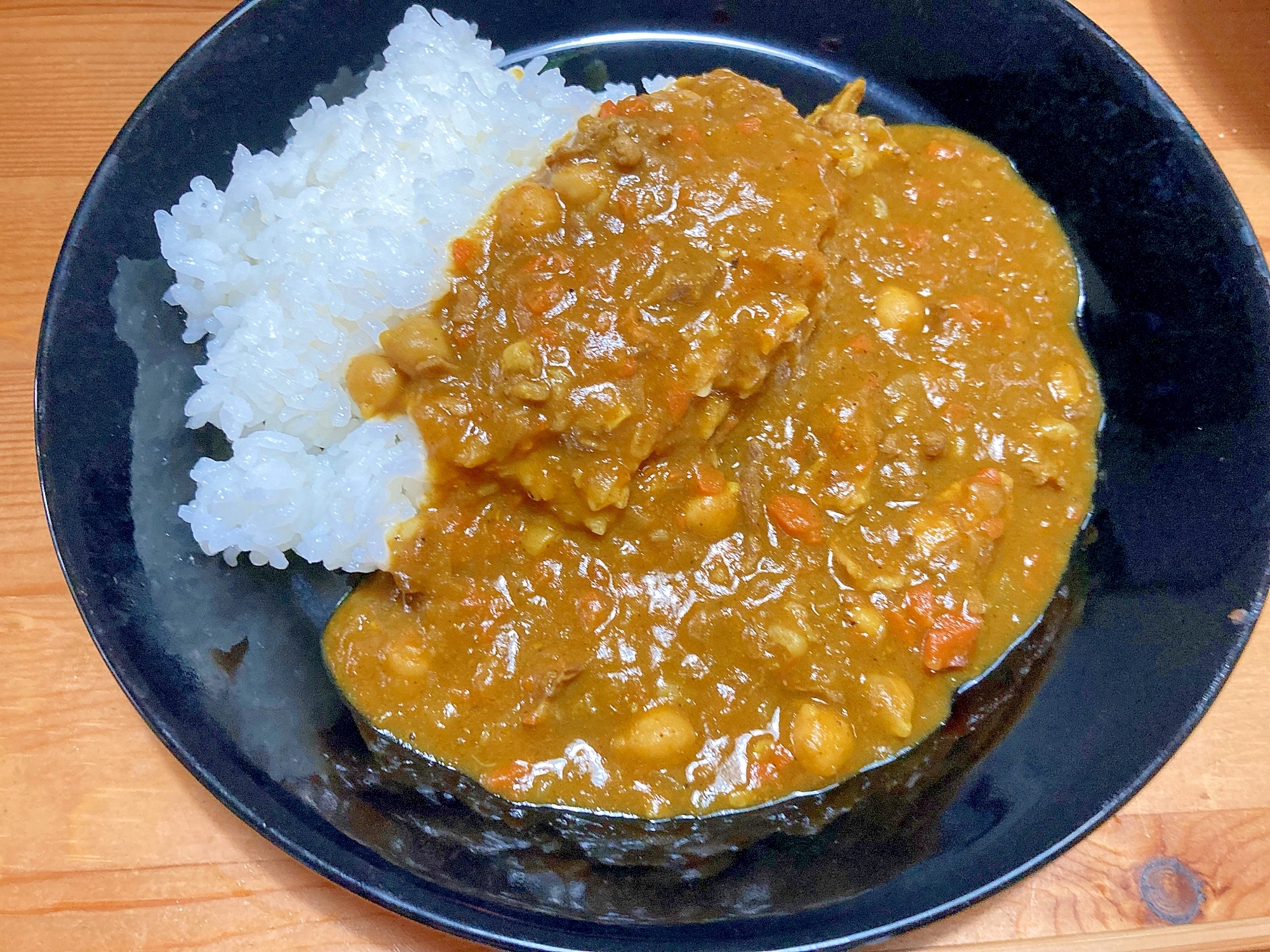 ひよこ豆入りカレー