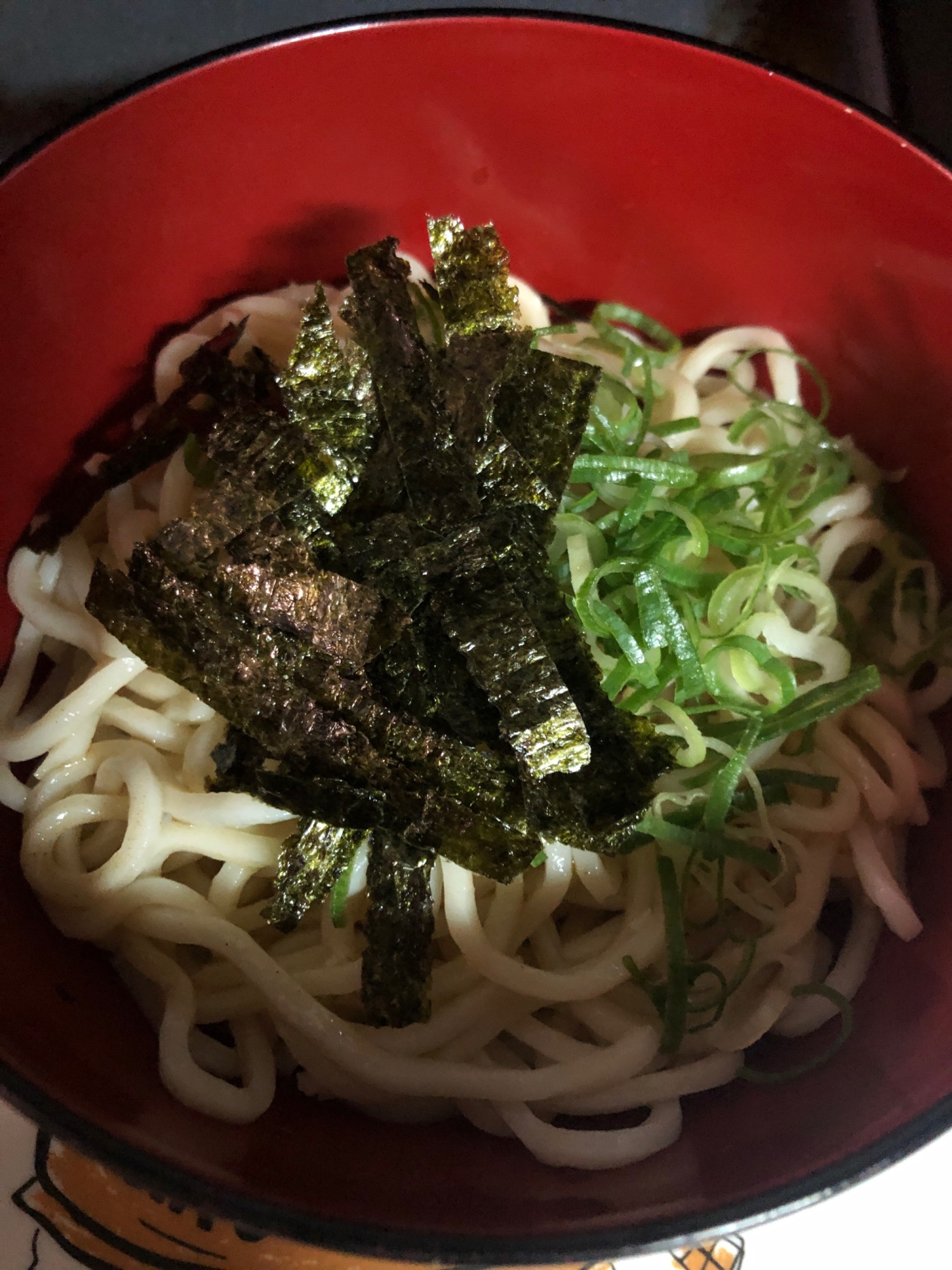 ぶっかけうどん♬(エバラ プチっとうどん)