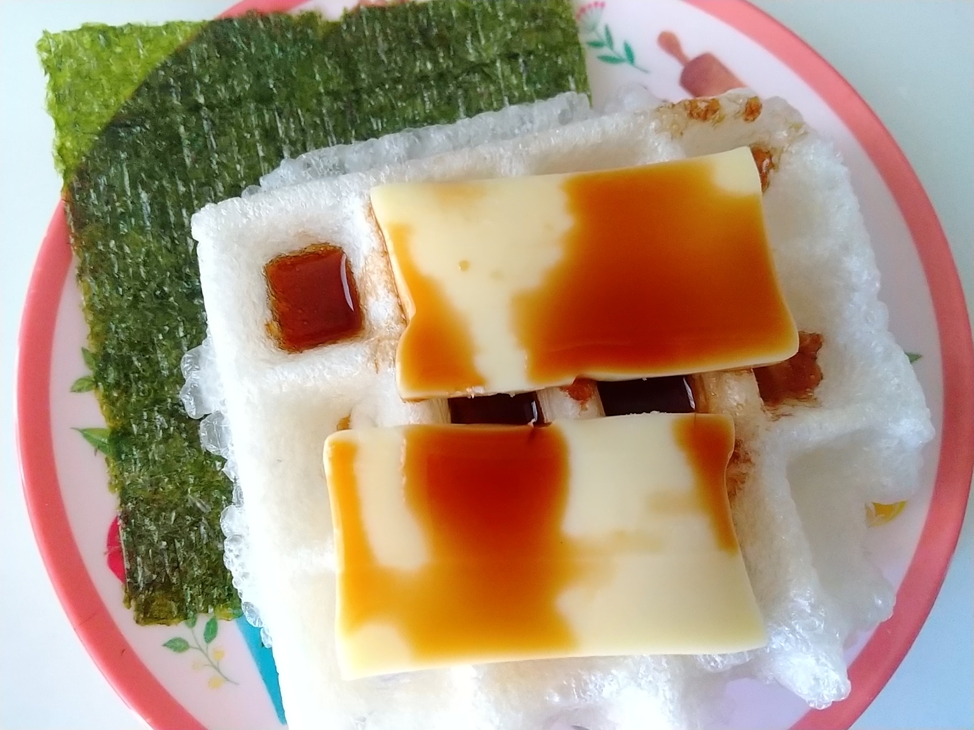 海苔と国産チーズのモッフル