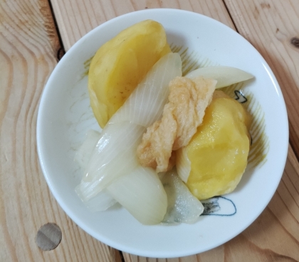 じゃがいもと厚揚げの中華炒め.*・'☆