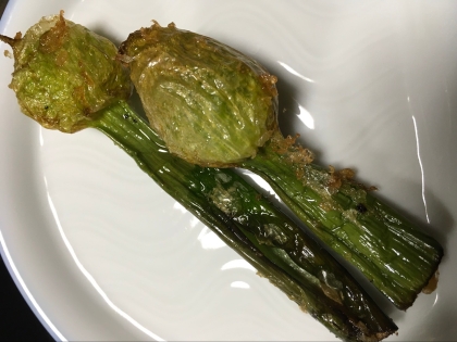 春の味☆ねぎ坊主の天ぷら