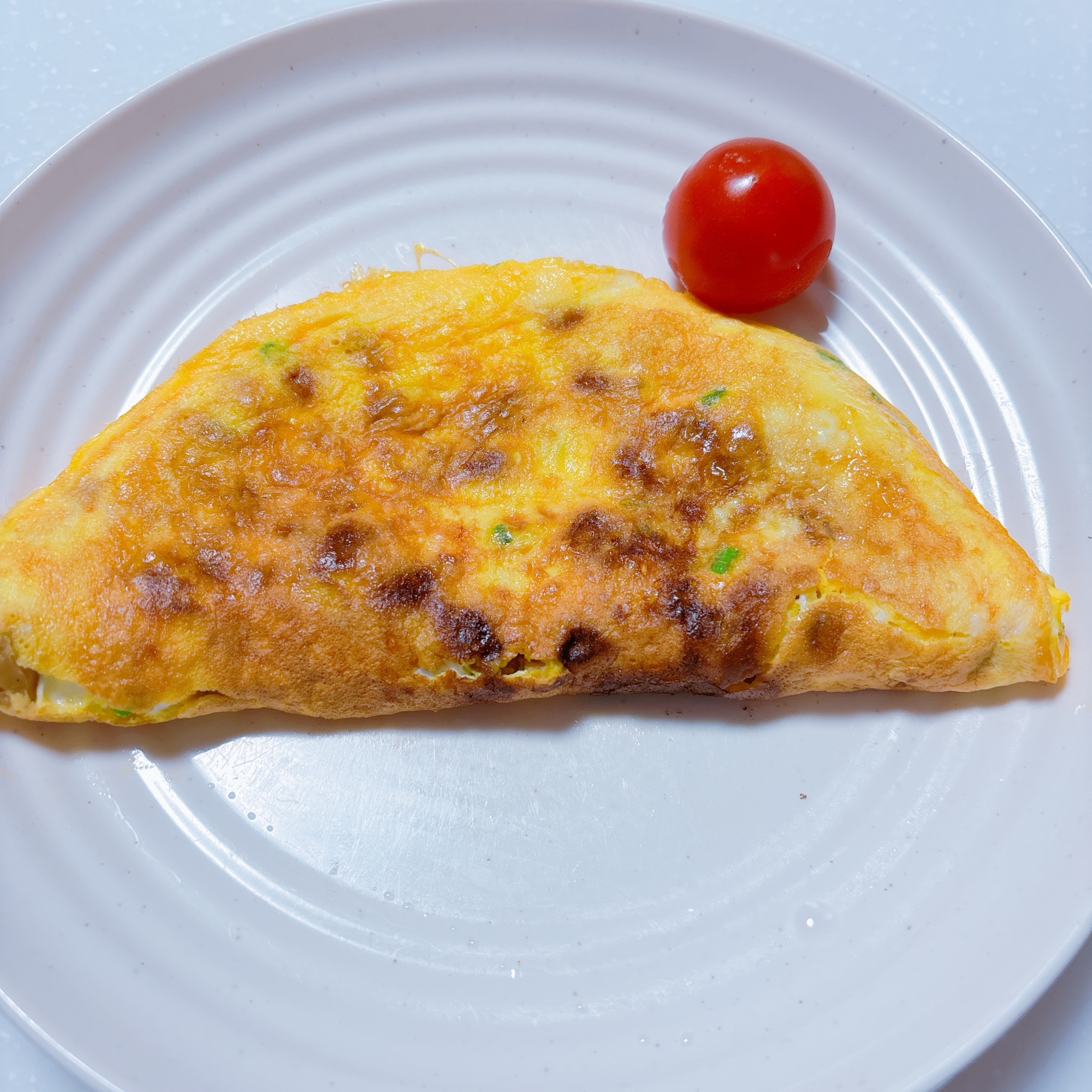 タンパク質たっぷり納豆のオムレツ