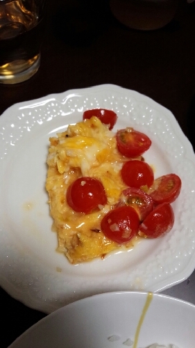 ミニトマトで作りました。
写真見栄え良くないですが、とても美味しかったです♡