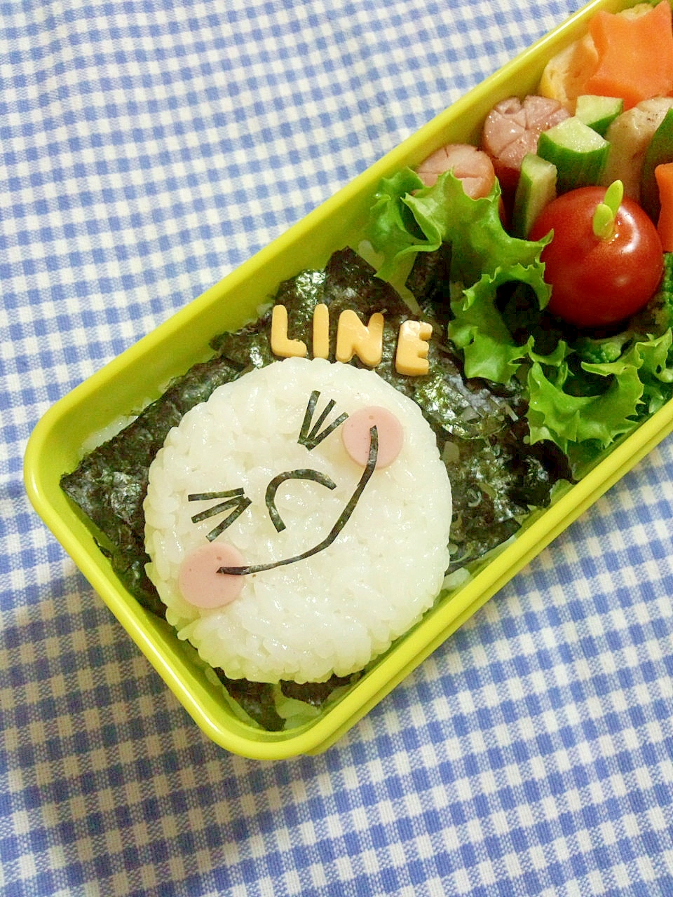 簡単キャラ弁☆ムーン（ＬＩＮＥ）のお弁当♪